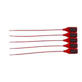 Műanyag plomba sorszámmal 28cm 5 db-os