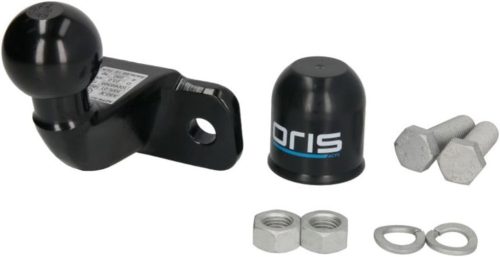 Vonógömb 50mm Két csavaros 3,5T FEKETE