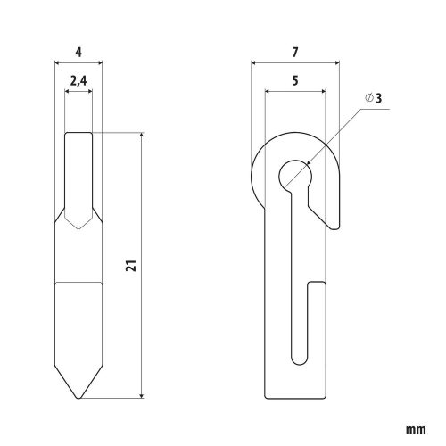 Függöny akasztó kampó MINI