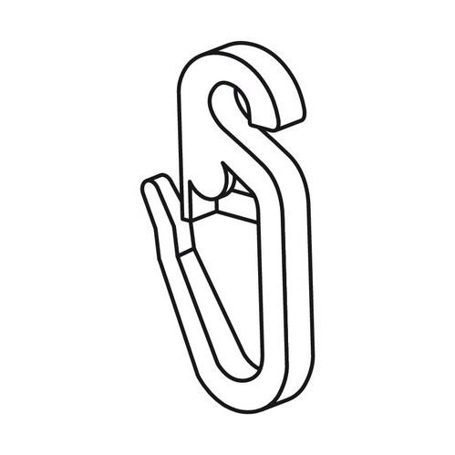 Függöny akasztó kampó NAGY