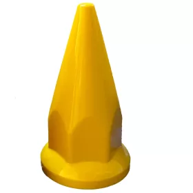 Csavarkupak sárga műanyag 32mm, hegyes
