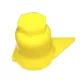 Csavarkupak lazulás jelzővel 33mm SÁRGA