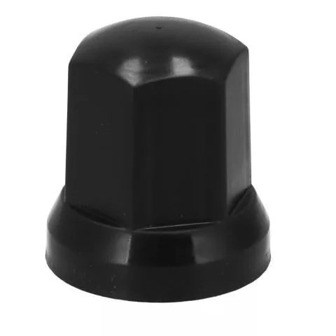 Csavarkupak műanyag fekete 33mm, magas