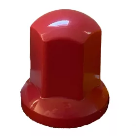 Csavarkupak piros műanyag 33mm, magas