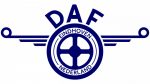 Nagy Daf logó matrica Kék (30x55cm)
