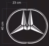 Ablakmatrica pár MERCEDES oldalra