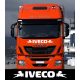 Iveco matrica napellenzőre fehér