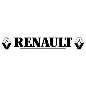 Renault matrica napellenzőre fekete