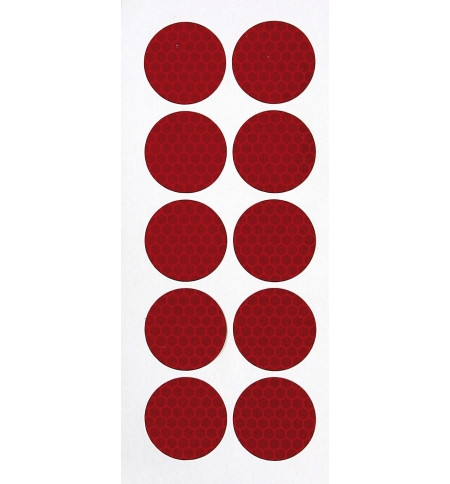 Fényvisszaverő matrica csavarkupakra piros
