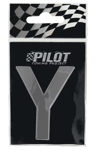 Krómozott Y betű 70 mm