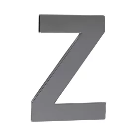 Krómozott Z betű 70 mm