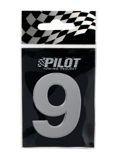 Krómozott 9 számjegy 70 mm