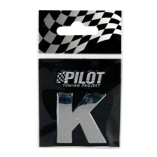 Krómozott K betű 30 mm