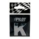 Krómozott K betű 30 mm