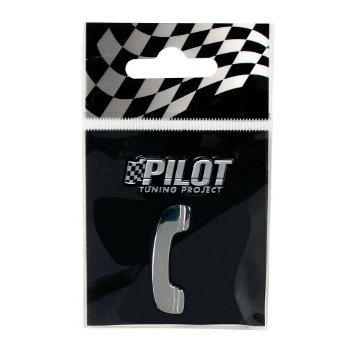 Krómozott telefonkagyló jel 30 mm