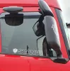 Logó+felirat légterelőre SCANIA fehér (pár)