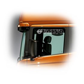 Logó+felirat légterelőre VOLVO fehér (pár)