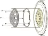 Dísztárcsa inox 22,5" első tengelyre