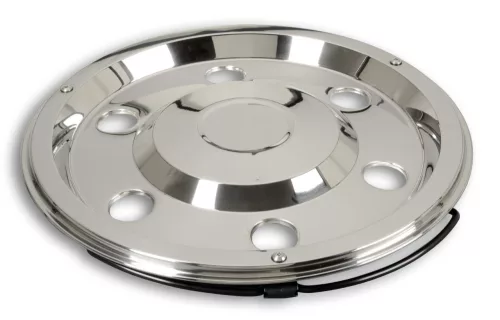 Dísztárcsa inox 17,5" hátsó tengelyre
