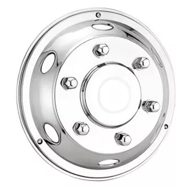 Dísztárcsa inox 17,5" első tengelyre díszkupakos