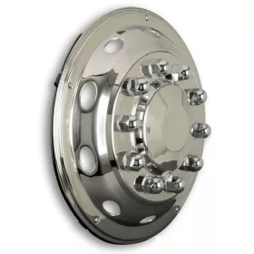 Dísztárcsa inox 19,5" első tengelyre díszkupakos