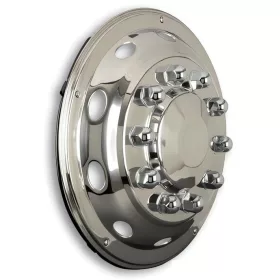 Dísztárcsa inox 19,5" első tengelyre díszkupakos