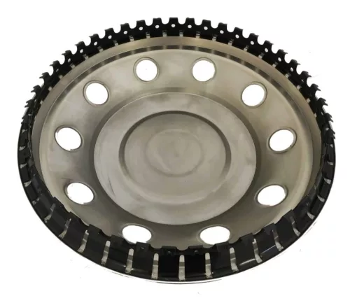 Dísztárcsa inox 16" első