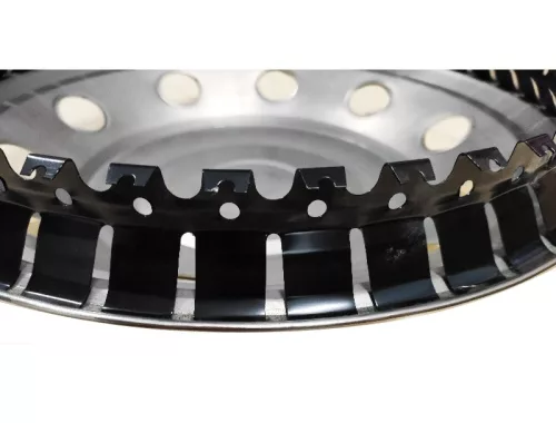 Dísztárcsa inox 16" első