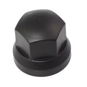 Csavarkupak műanyag fekete 32mm, alacsony