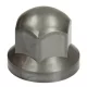 Csavarkupak műanyag szürke 32mm, alacsony