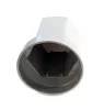 Csavarkupak műanyag szürke 33mm, magas