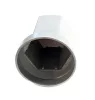 Csavarkupak műanyag szürke 33mm, magas