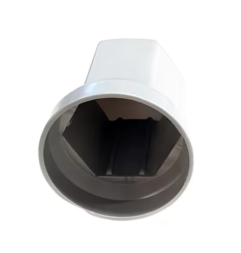 Csavarkupak műanyag szürke 33mm, magas