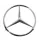 Mercedes krómozott műanyag kerékdísz 10cm