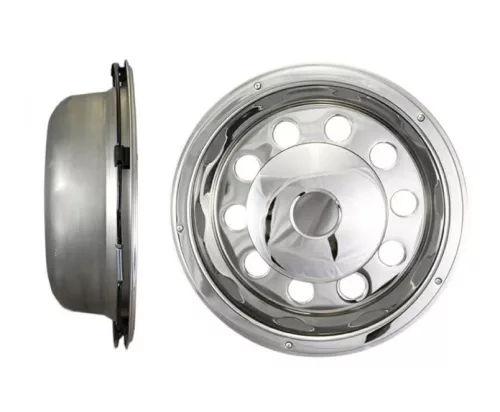 Dísztárcsa inox 22,5" hátsó tengelyre, extra mélyített