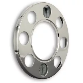 Dísztárcsa karika inox 19,5" lyukas közepű