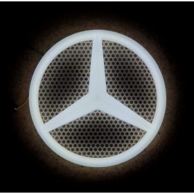 Világító Mercedes logó 26cm 24V Fehér