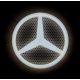 Világító Mercedes logó 26cm 24V Fehér