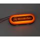 MERCEDES LED dekor lámpa  Kerekített  12/24V SÁRGA