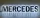 MERCEDES inox felirat HÁTTÉRVILÁGÍTÁSSAL Fehér