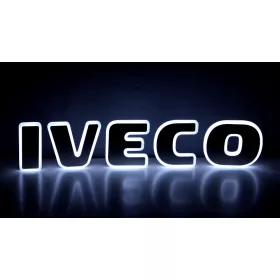 IVECO inox felirat HÁTTÉRVILÁGÍTÁSSAL