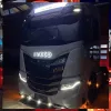 IVECO inox felirat HÁTTÉRVILÁGÍTÁSSAL