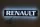 RENAULT inox szögletes dísz HÁTTÉRVILÁGÍTÁSSAL