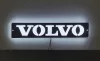 VOLVO inox szögletes dísz HÁTTÉRVILÁGÍTÁSSAL