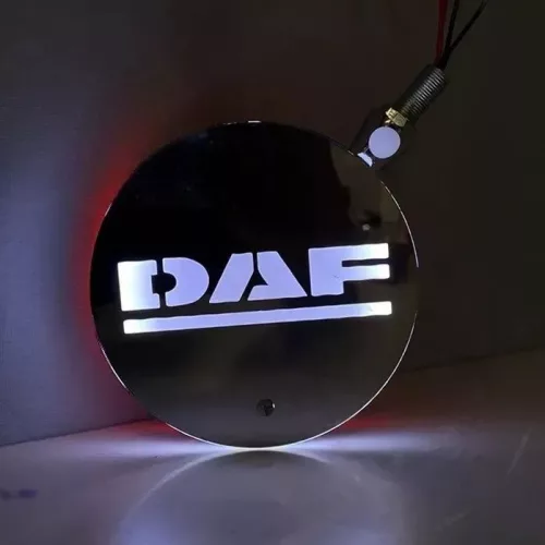 DAF Amerikai helyzetjelző LOLLIPOP piros-fehér PÁRBAN