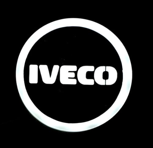 Világító IVECO logó 95mm 24V Fehér
