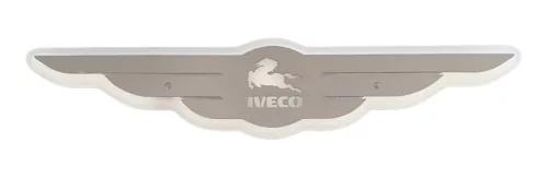 IVECO inox szárnyas dísz HÁTTÉRVILÁGÍTÁSSAL