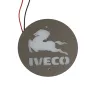 Világító IVECO inox logó 100mm 24V Fehér