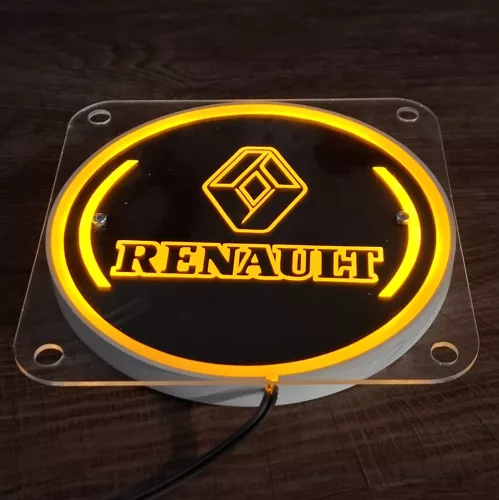 RENAULT dekor világító tábla beltérre