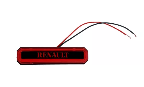 RENAULT LED dekor lámpa 24V Piros